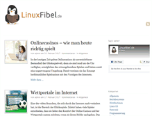 Tablet Screenshot of linuxfibel.de